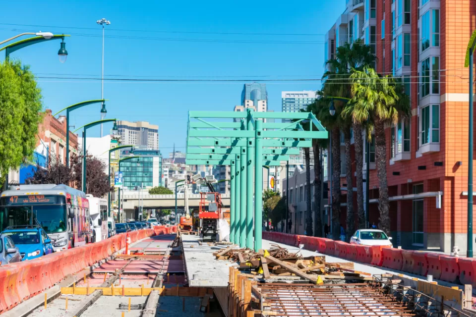 Central Subway Construction